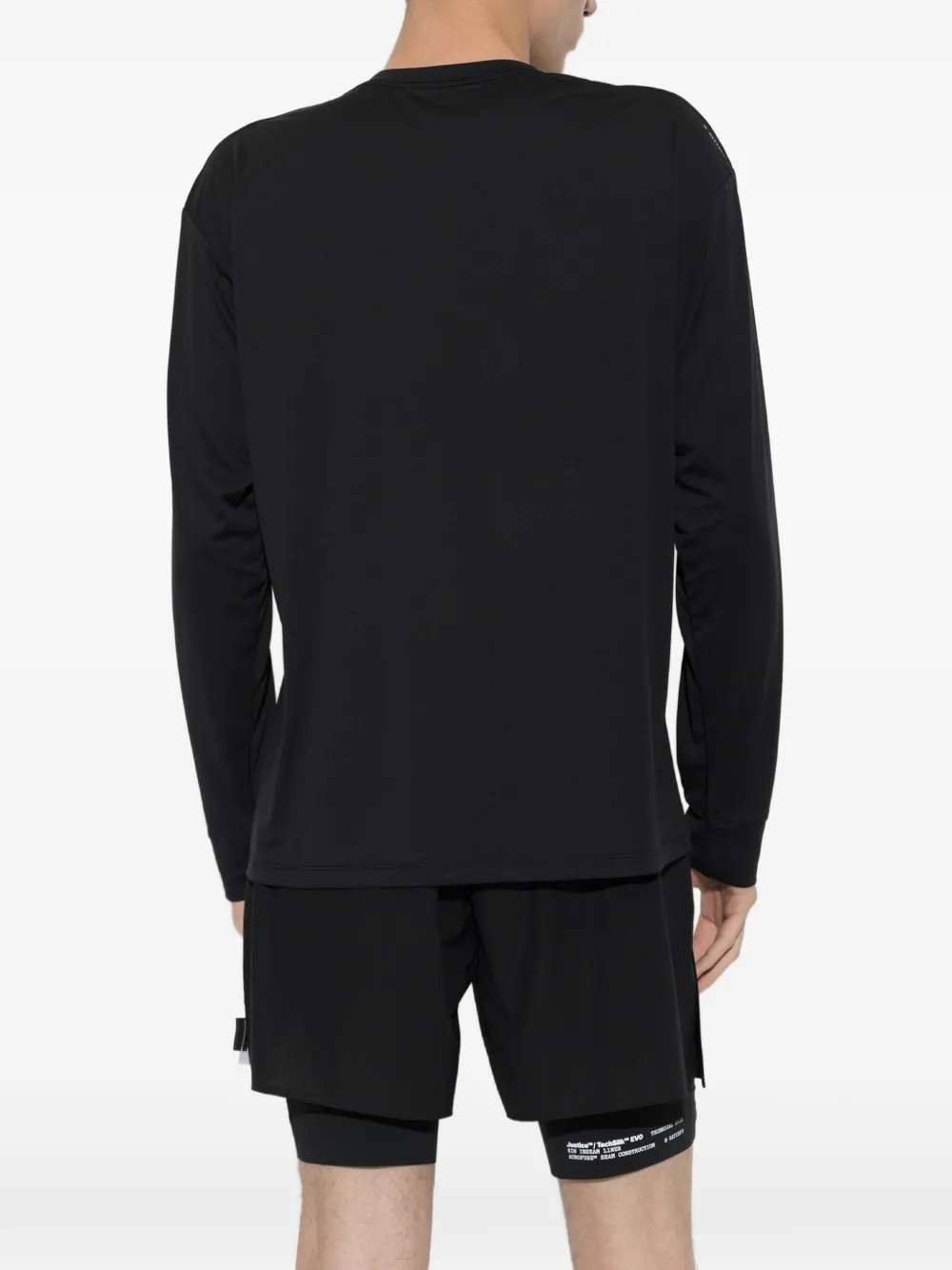 Satisfy T-shirt met lange mouwen Zwart