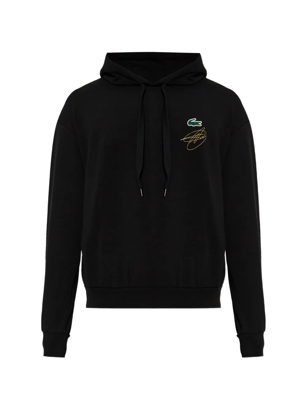 Lacoste x Novak Djokovic logo-embroidered hoodie