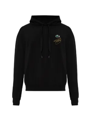 AMI Paris logo-embroidered Hoodie | Black | FARFETCH