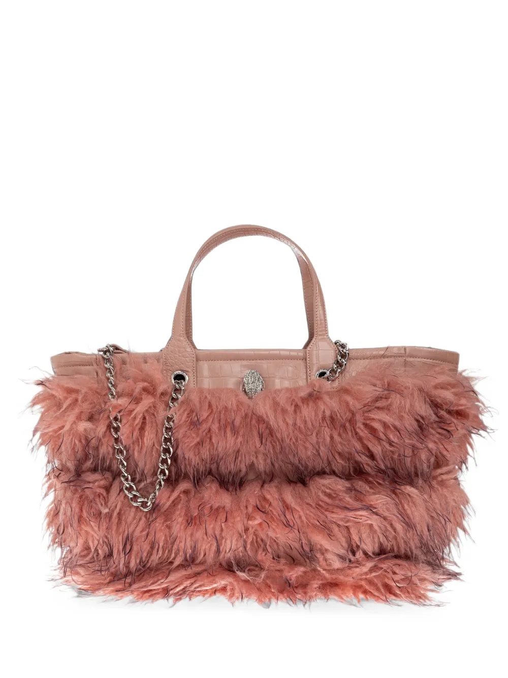 Kurt Geiger London Hoxton faux-fur leather tote bag