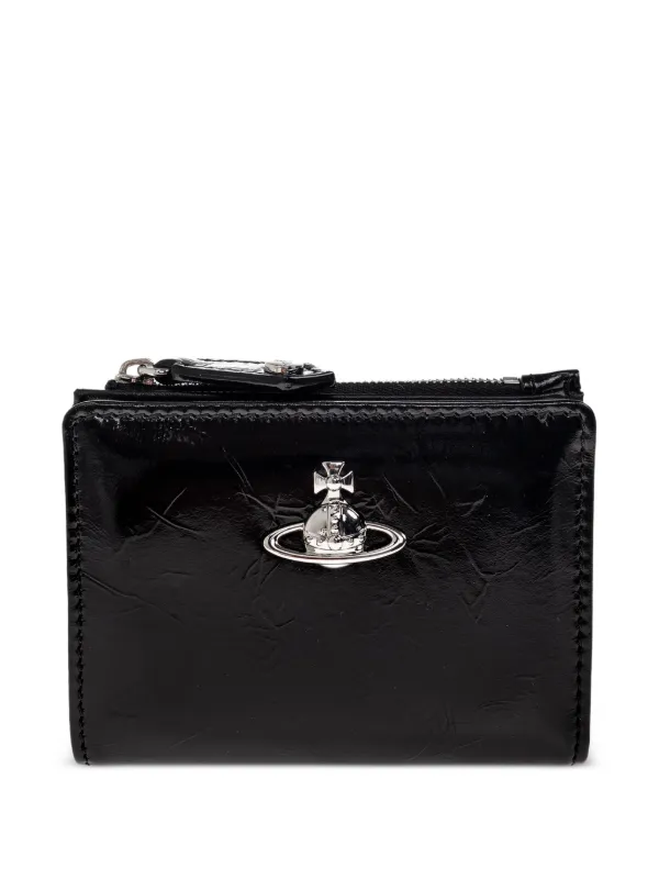 Vivienne Westwood Orb-plaque Leather Wallet | Black | FARFETCH