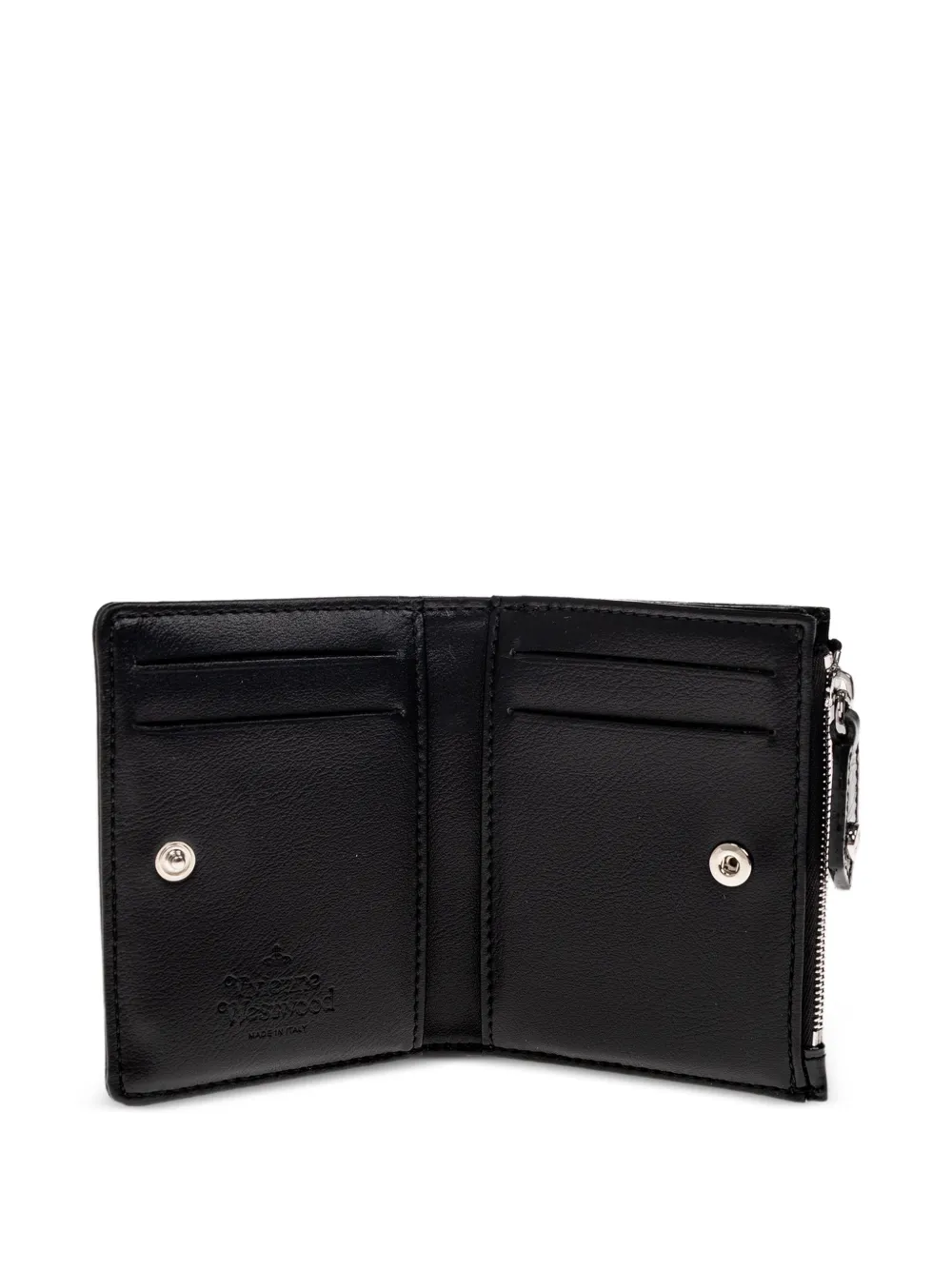 Vivienne Westwood Orb-plaque Leather Wallet | Black | FARFETCH