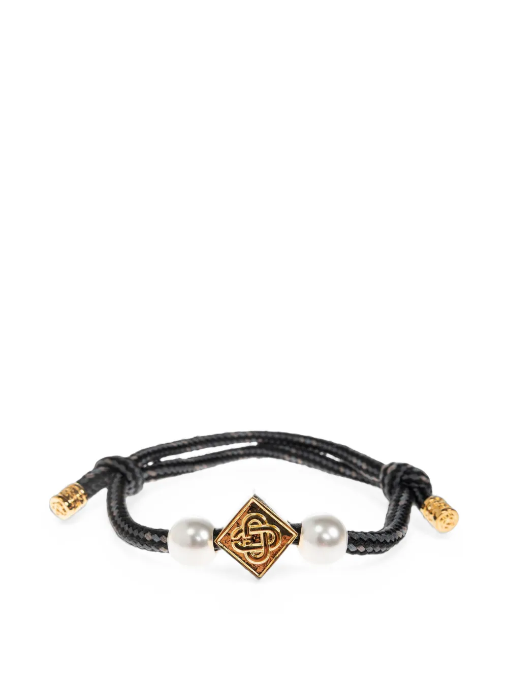Casablanca logo-plaque bracelet