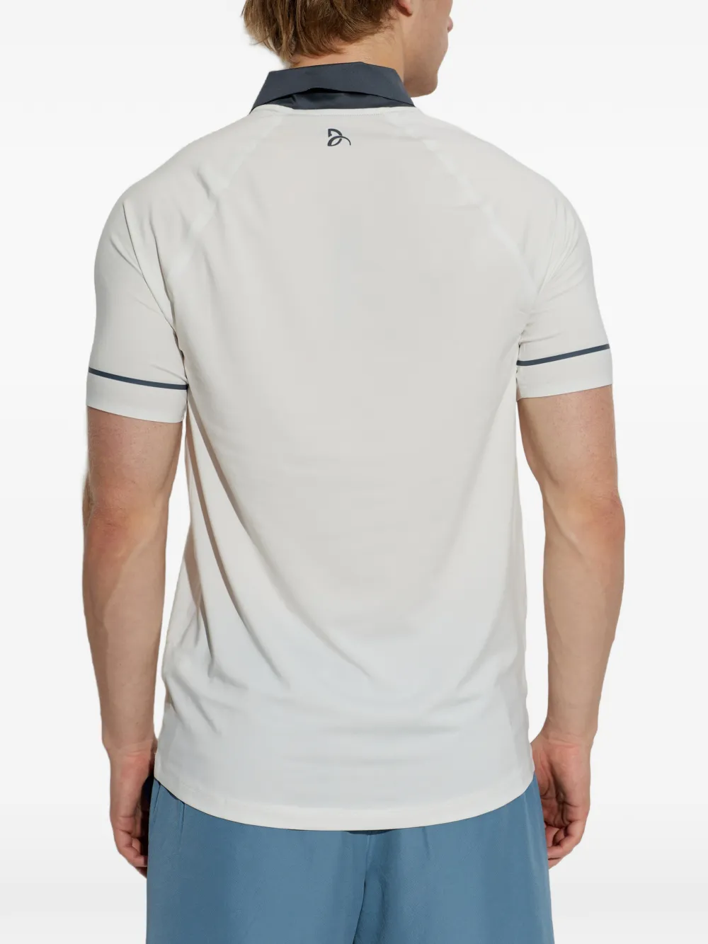 Lacoste x Novak Djokovic On Court poloshirt met logo-patch Wit