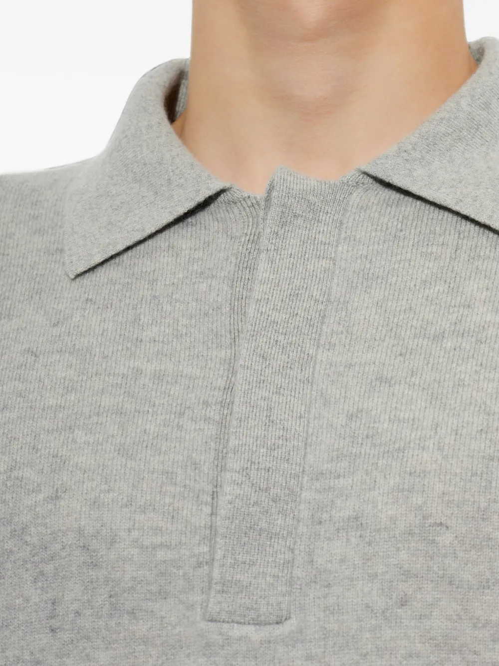 Lisa Yang Emil kasjmier poloshirt Grijs