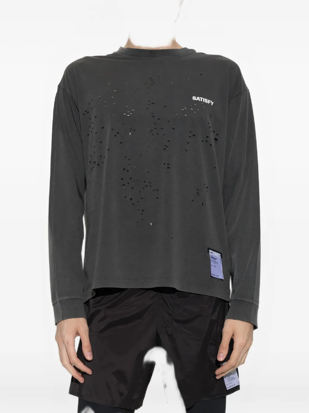 Satisfy MothTech™ long-sleeve T-shirt - Grau
