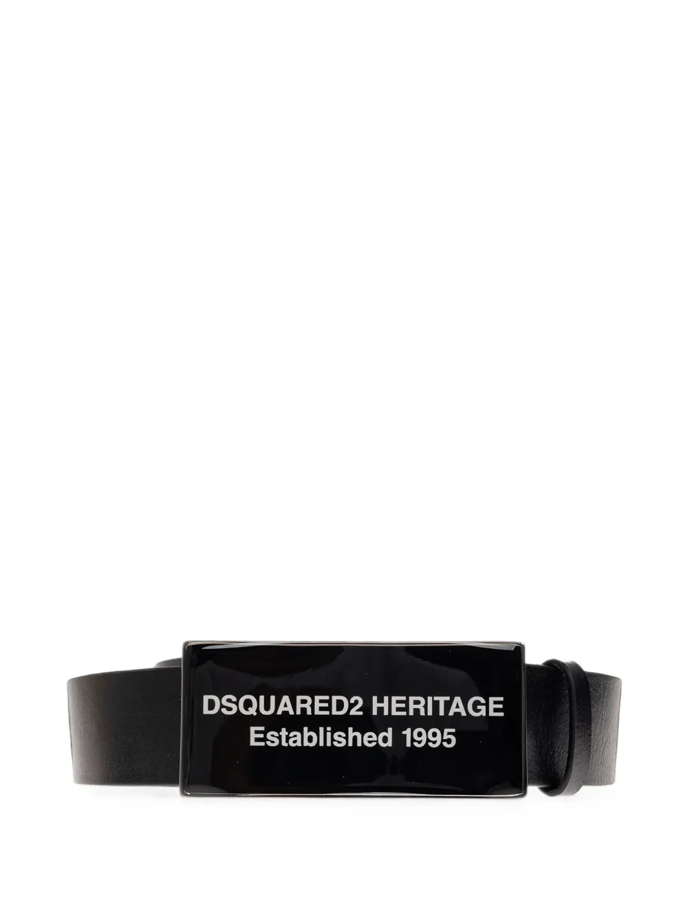 DSQUARED2 Heritage plaque belt