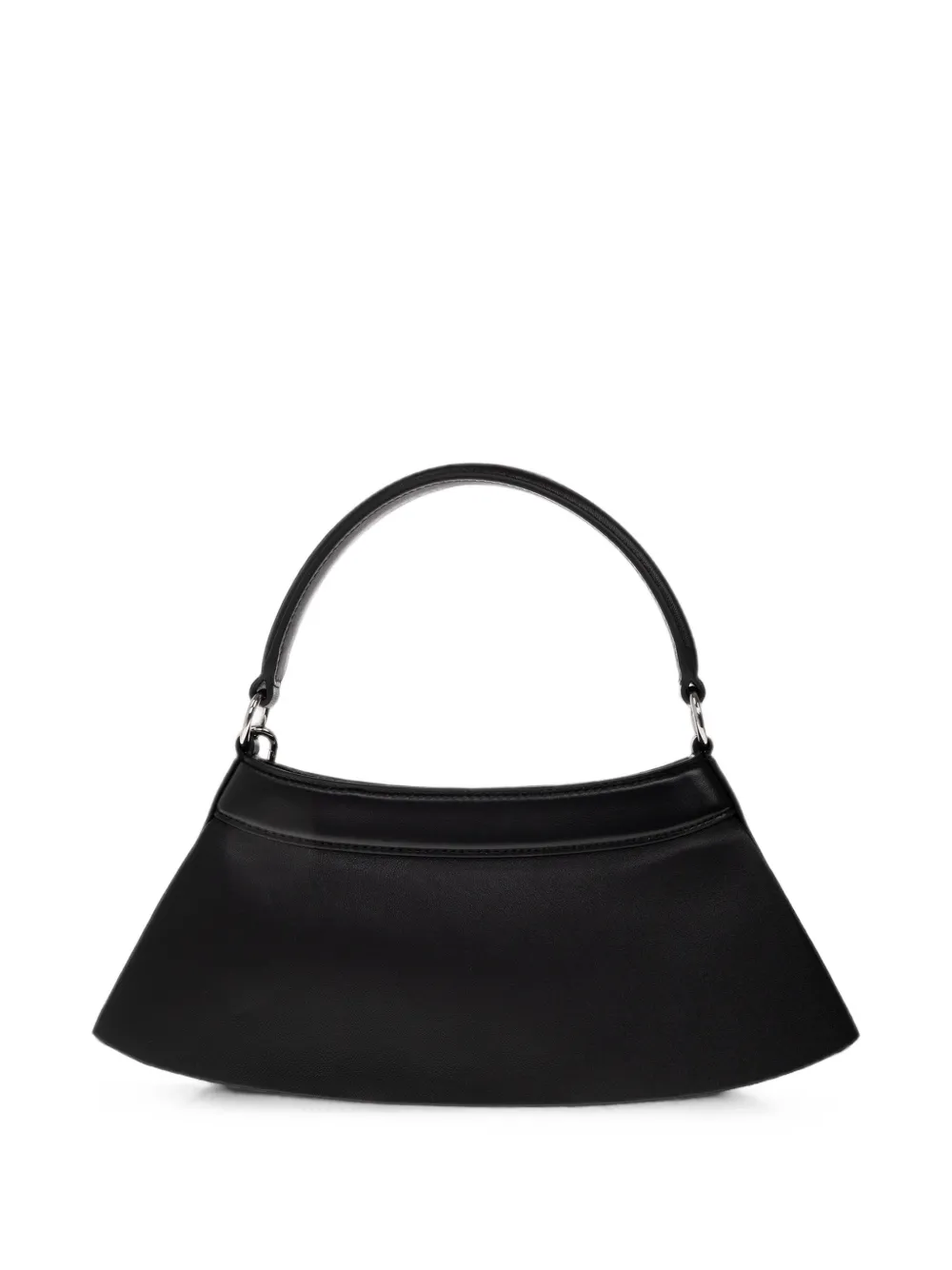Lacoste Lenglen geplooide lammy shopper Zwart