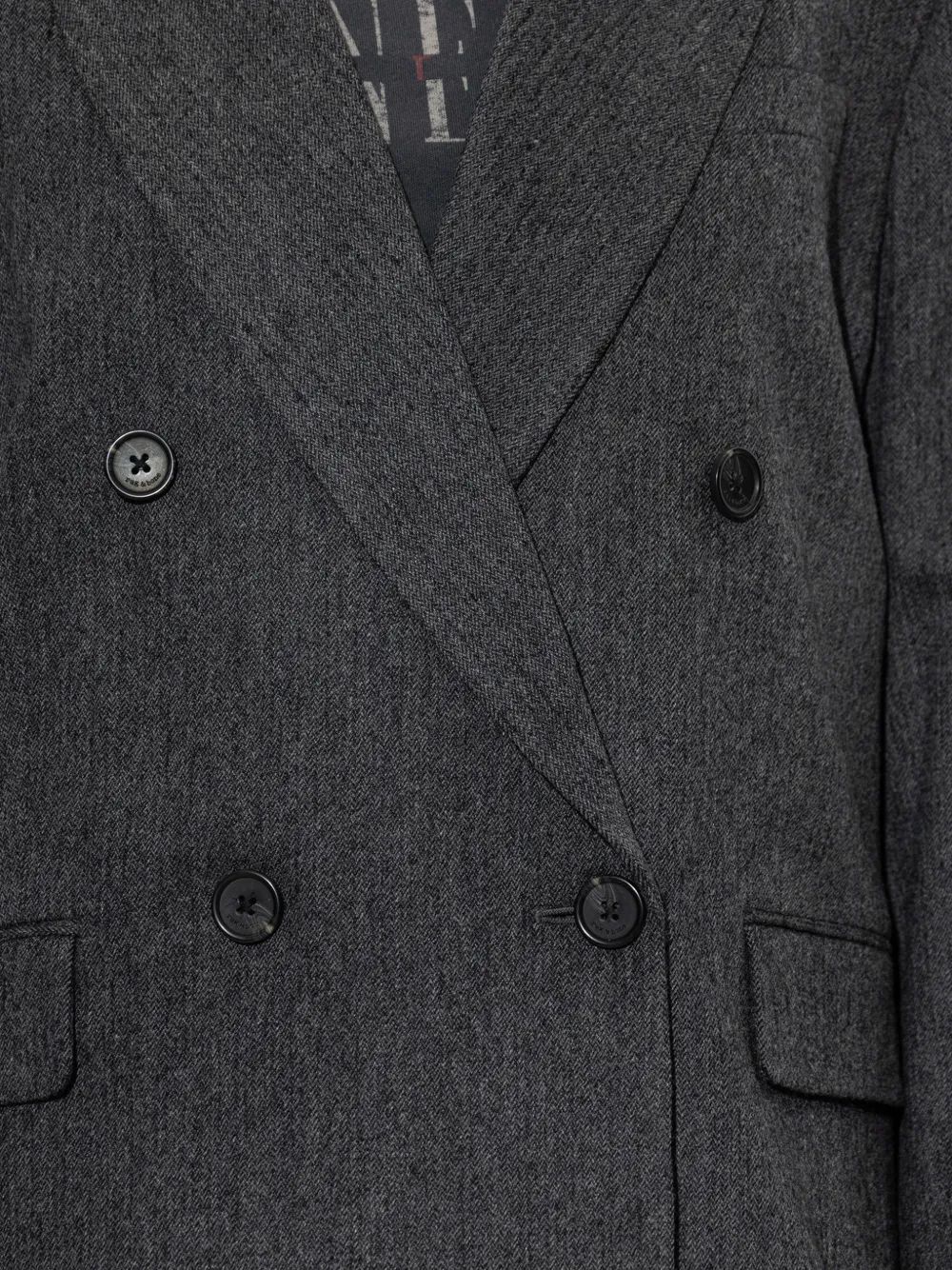 rag & bone Emile blazer met dubbele rij knopen Grijs