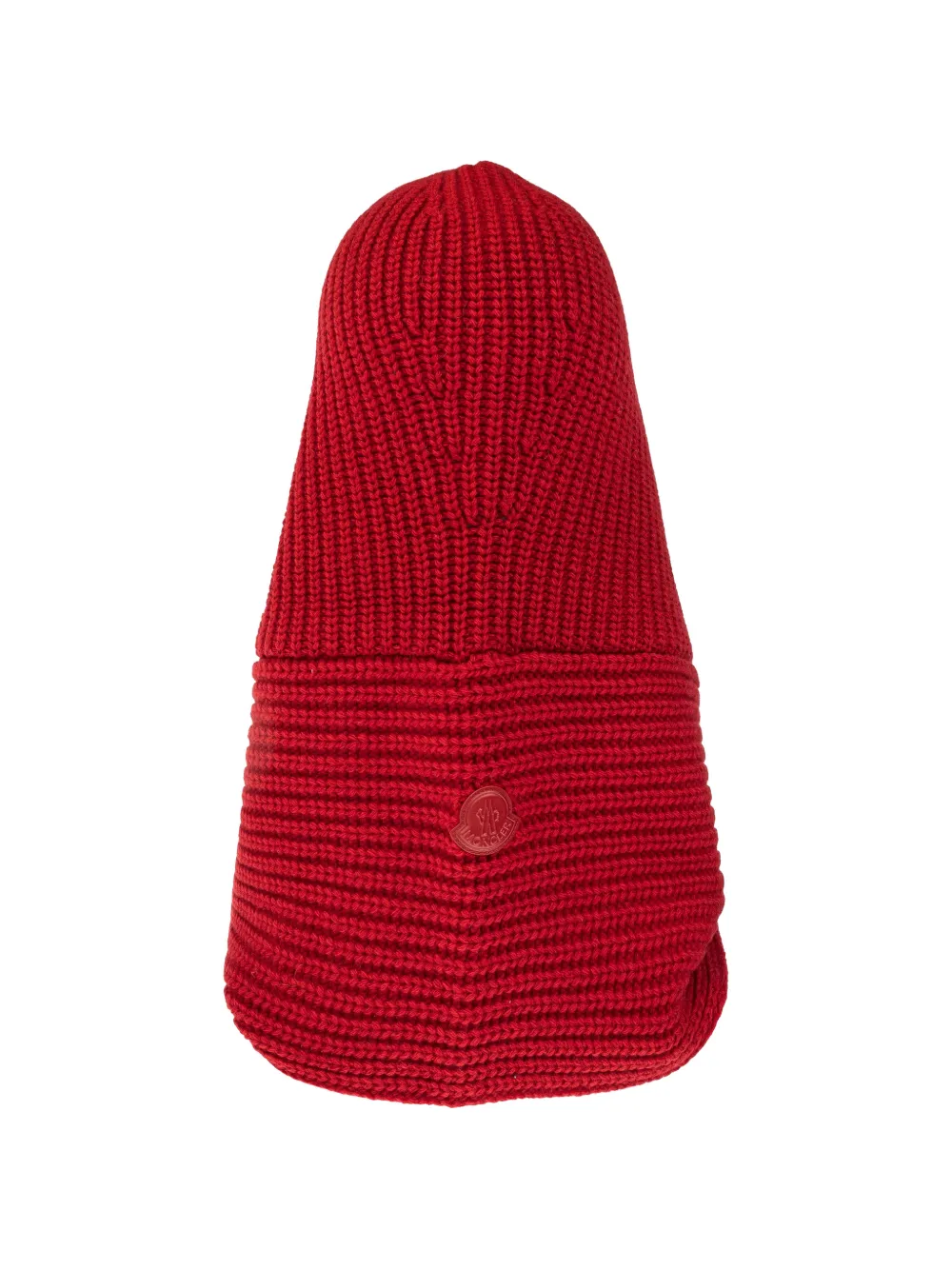 Moncler Ribgebreide sjaal Rood