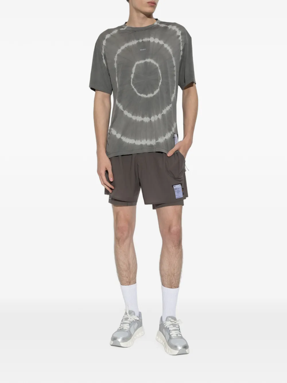 Satisfy Rippy™ Cordura trailshorts van 5 inch Grijs