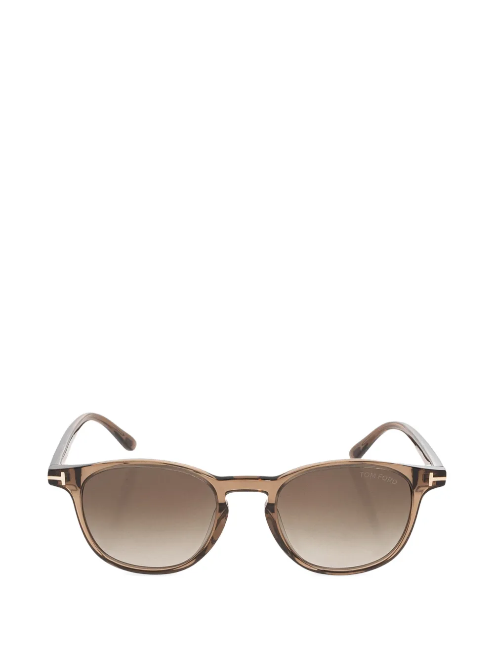 TOM FORD Holt-02 round-frame sunglasses - Marrone