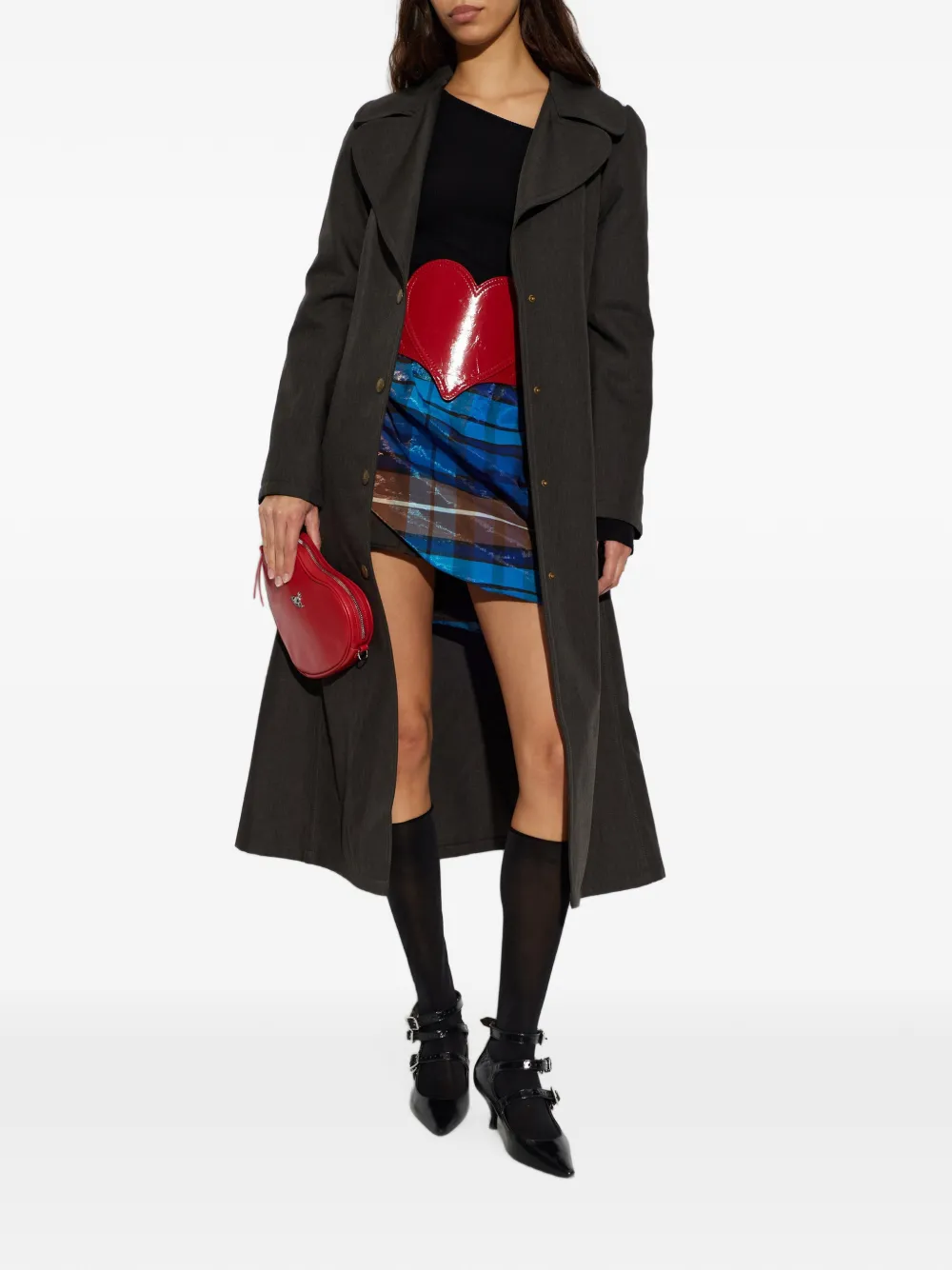 Vivienne Westwood Liska jas met ceintuur Bruin