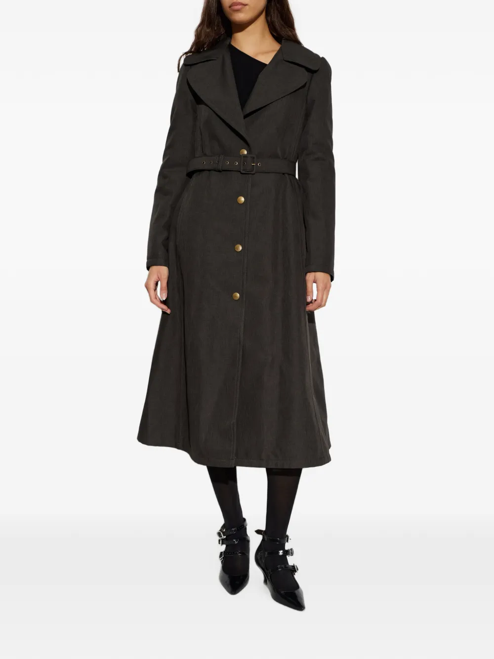 Vivienne Westwood Liska jas met ceintuur Bruin