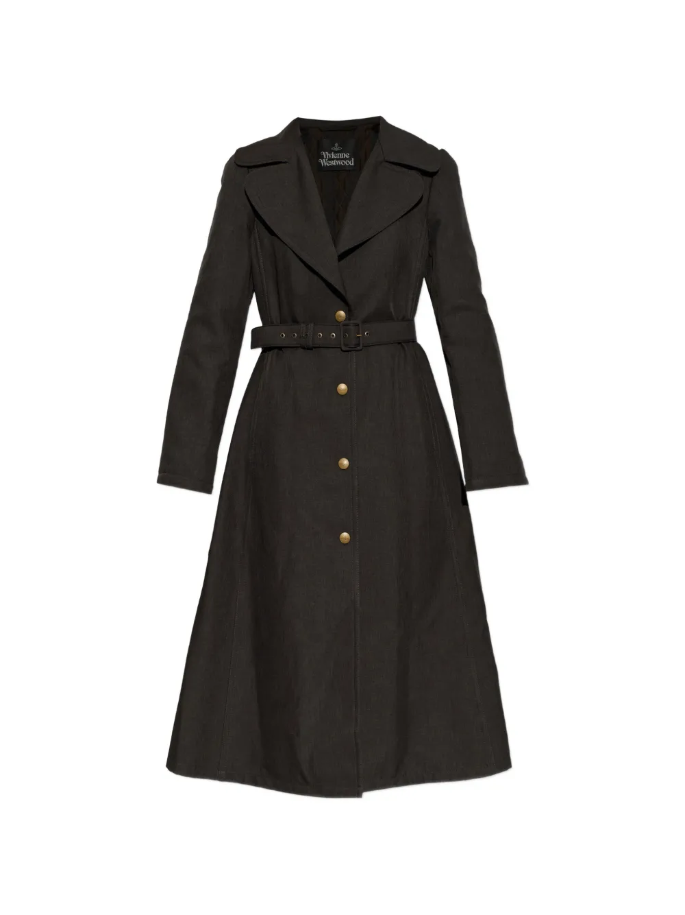 Vivienne Westwood Liska belted coat - Marrone