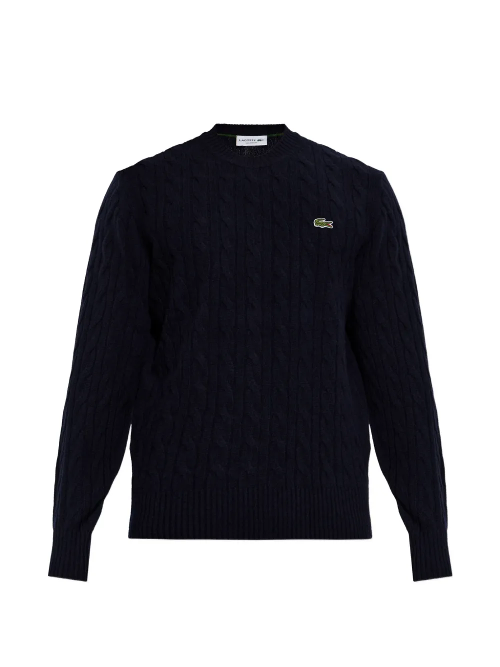 Lacoste cable-knit wool sweater