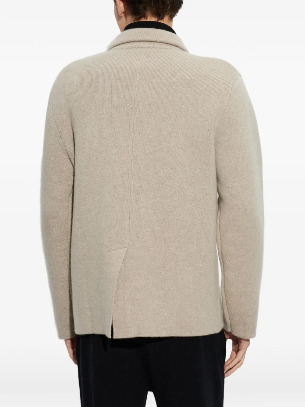 Lisa Yang Louis vest met knopen Beige