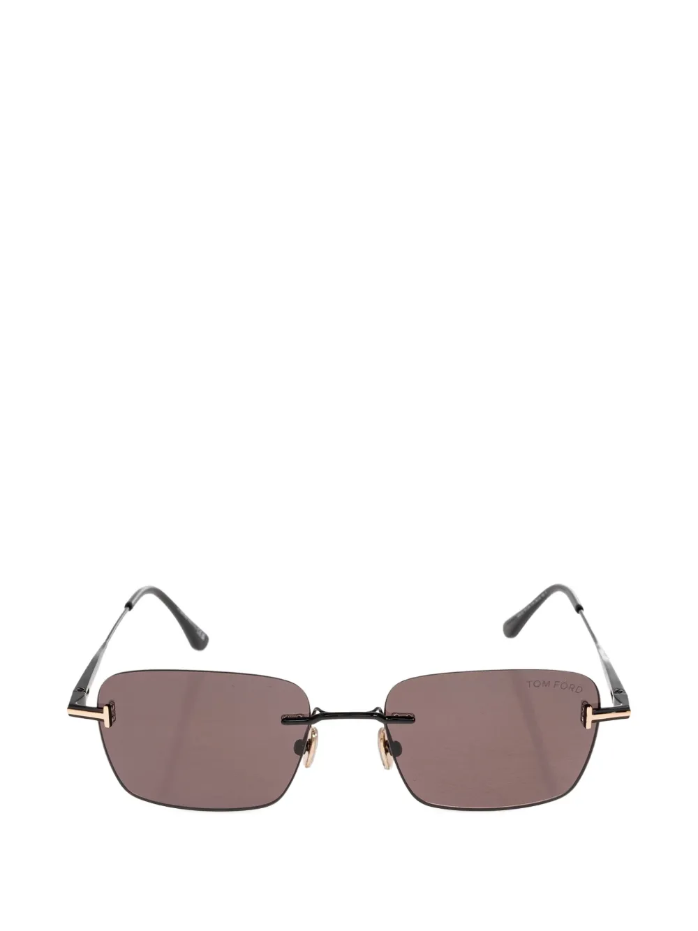 TOM FORD Jake rimless sunglasses - Schwarz