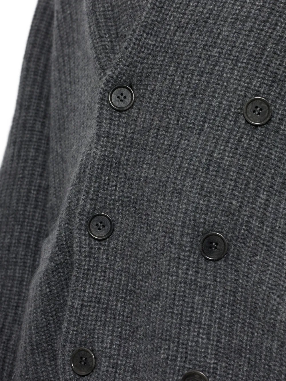 Lisa Yang Lyle vest met dubbele rij knopen Grijs