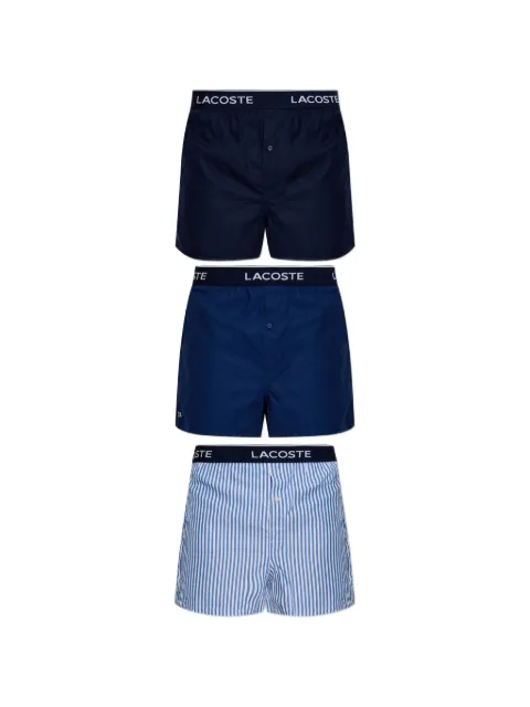 Lacoste logo-waistband boxers pack (pack of three)