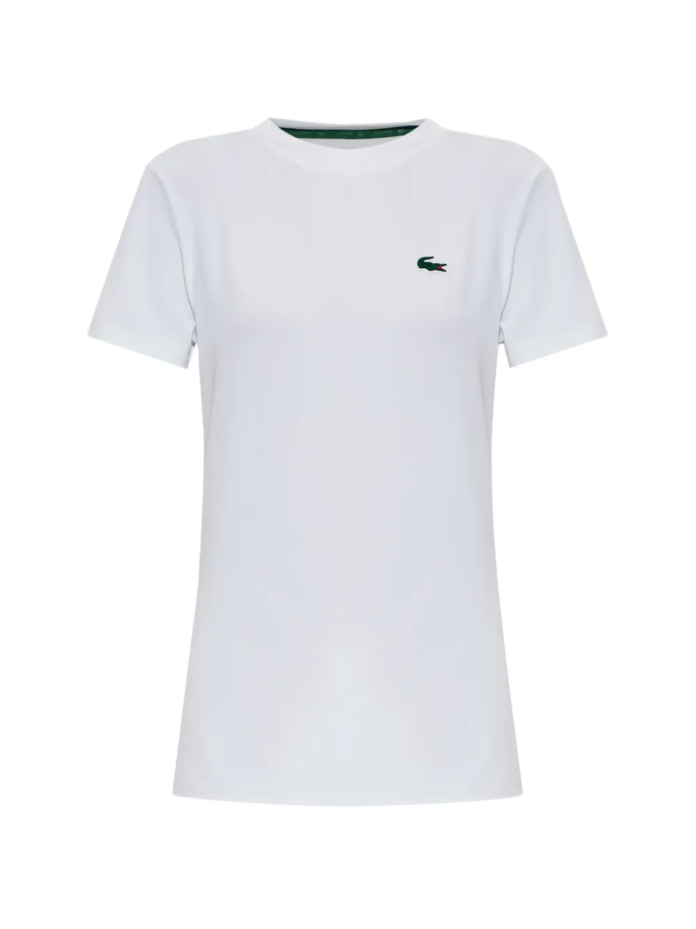 Lacoste T-shirt met logopatch Wit