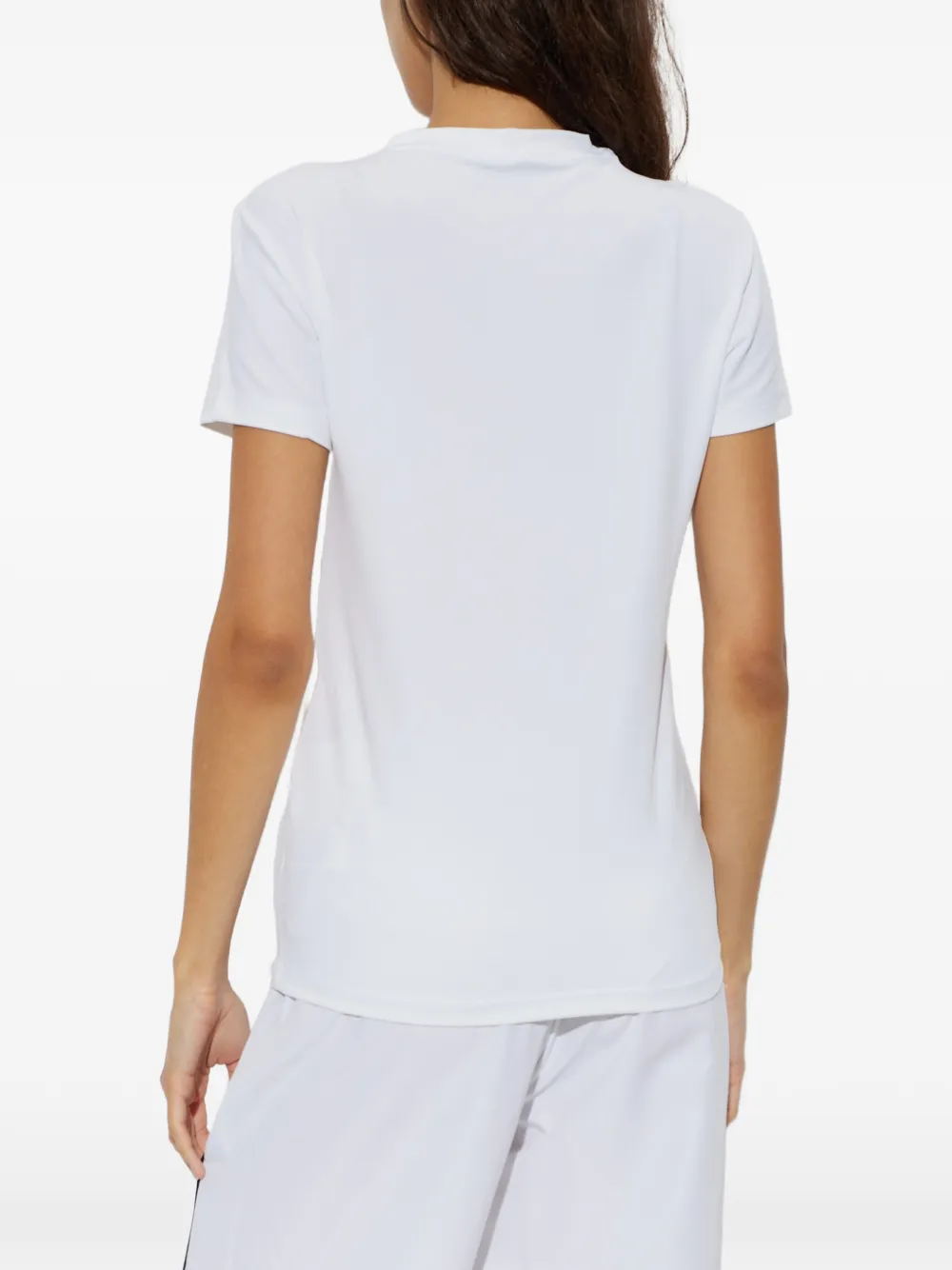 Lacoste T-shirt met logopatch Wit