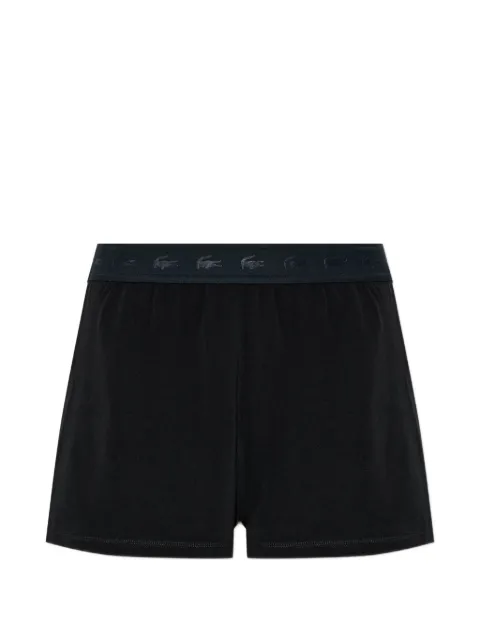 Lacoste logo-patch training shorts