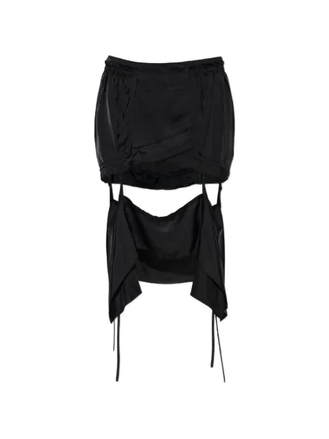 KNWLS Beth layered-panel skirt