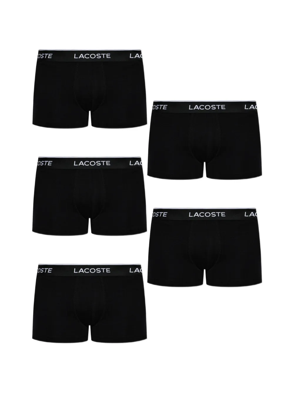 Lacoste logo-waistband boxers pack (pack of five)