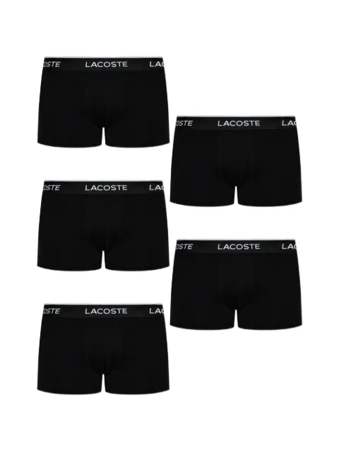 Lacoste logo-waistband boxers pack (pack of five)