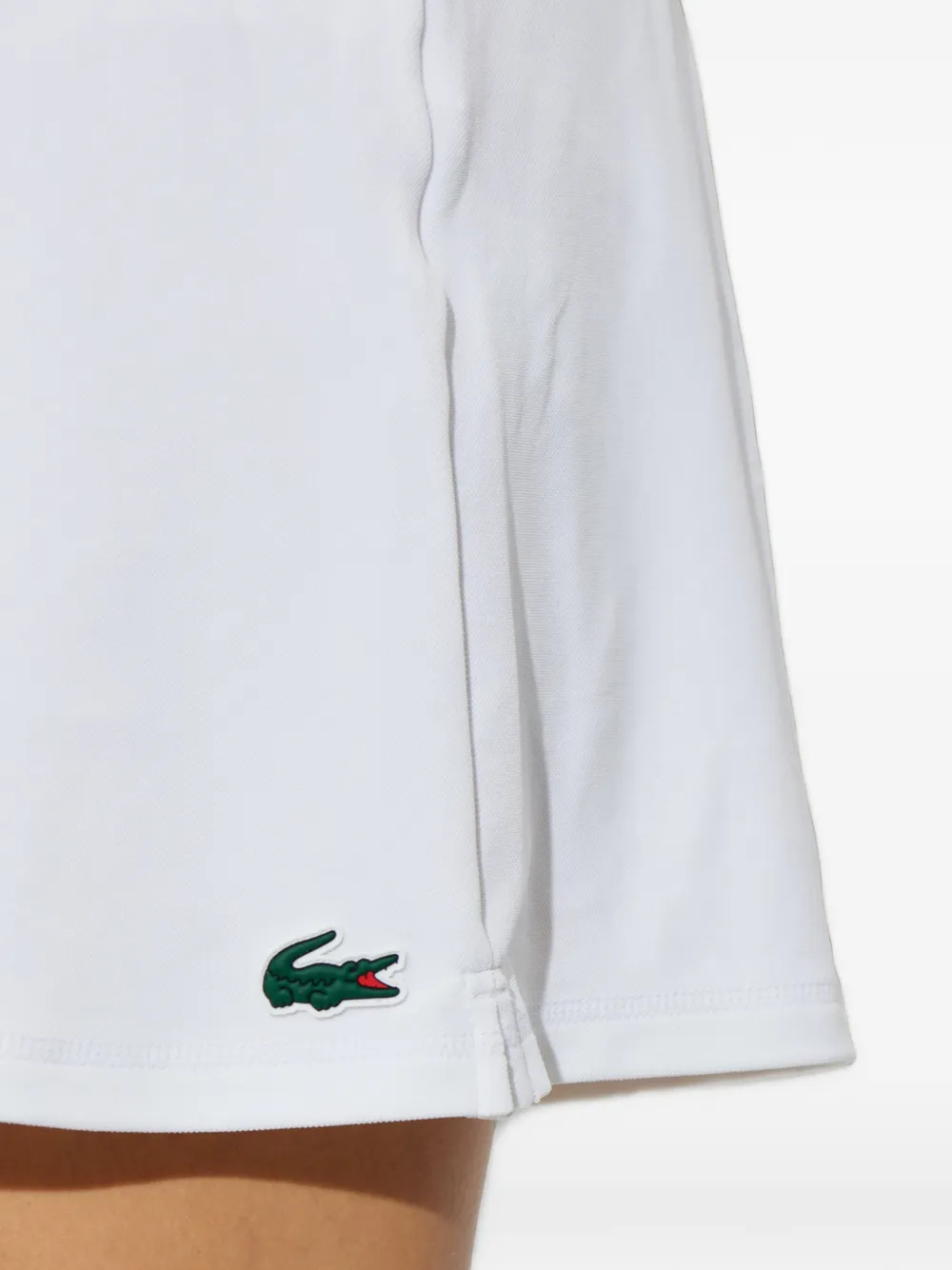 Lacoste Ultra Dry hardloopshorts met logo-patch Wit