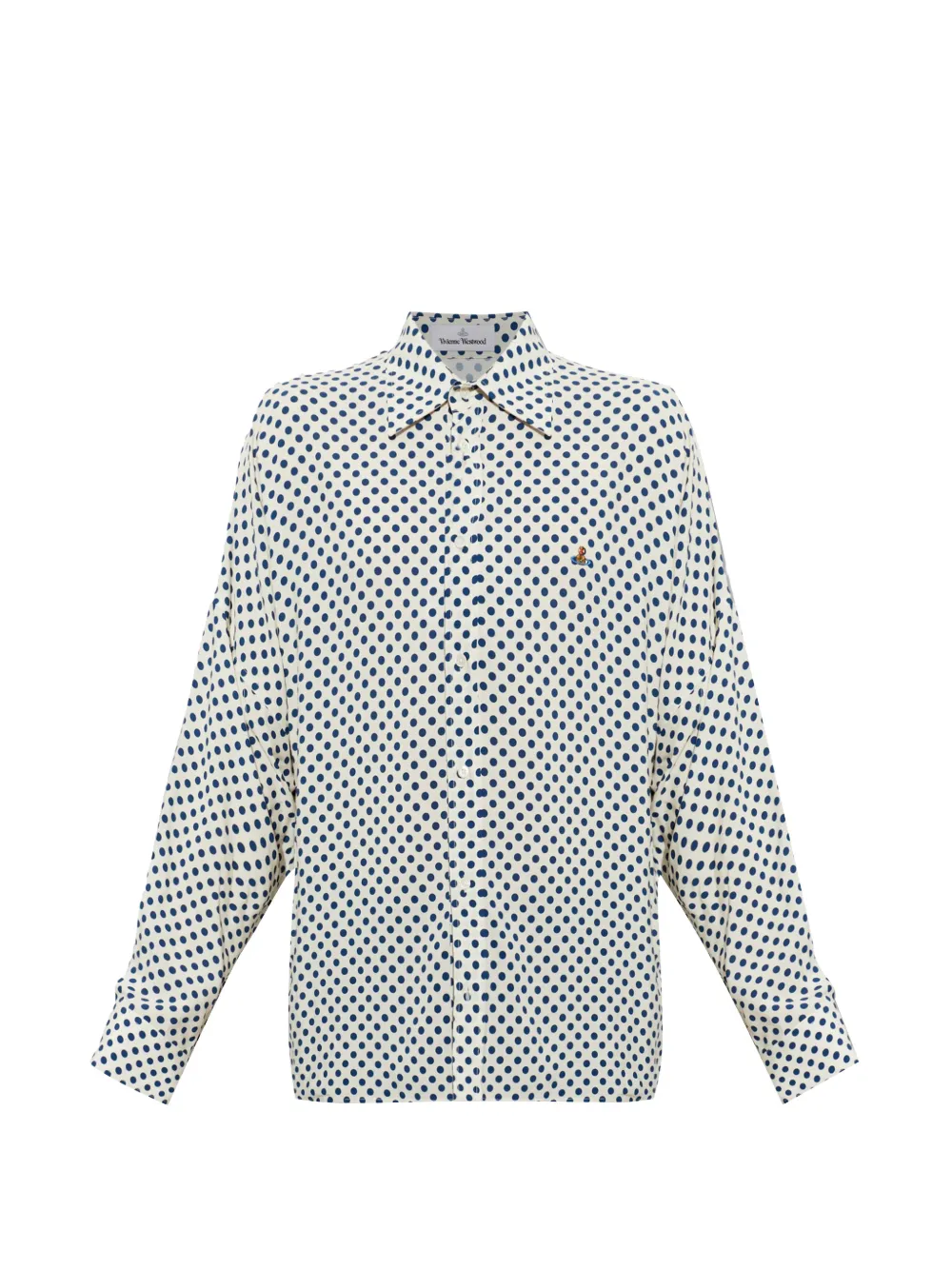 Vivienne Westwood Batwing polka-dot shirt - Tons neutres Vivienne Westwood Batwing polka-dot shirt - Tons neutres