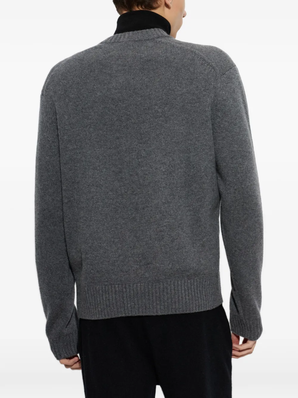 Lisa Yang Fenris vest met V-hals Grijs