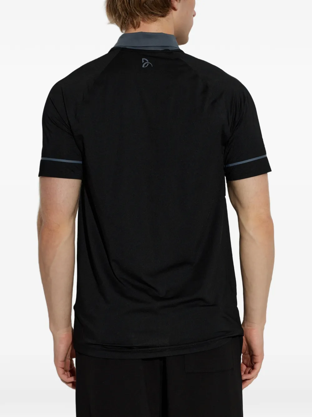Lacoste x Novak Djokovic On Court poloshirt Zwart