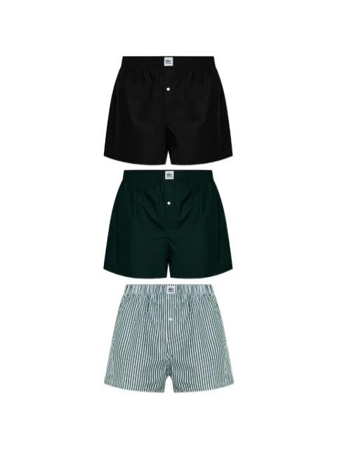 Lacoste logo-patch boxer shorts (set of two)