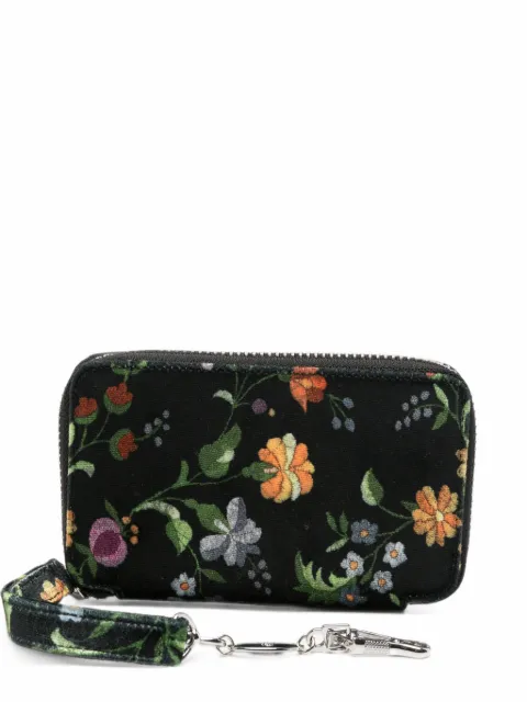 Vivienne Westwood square floral-print coin case