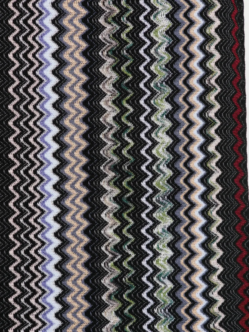 Missoni Sjaal met franje Zwart