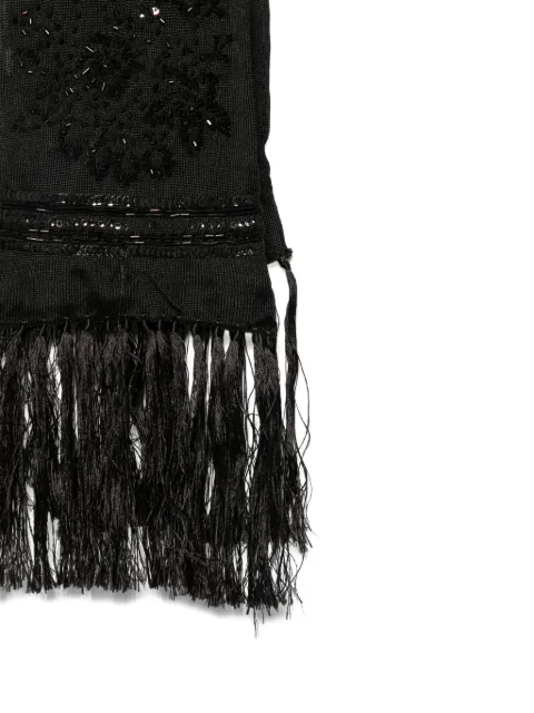 DSQUARED2 embellished fringed scarf