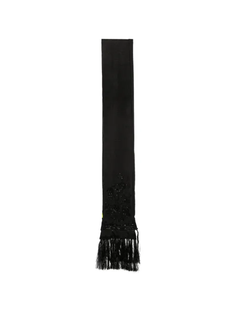 DSQUARED2 embellished fringed scarf