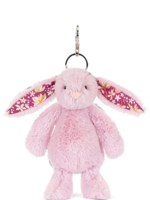 Jellycat Thistlepop Blossom Bunny floral-print bag charm