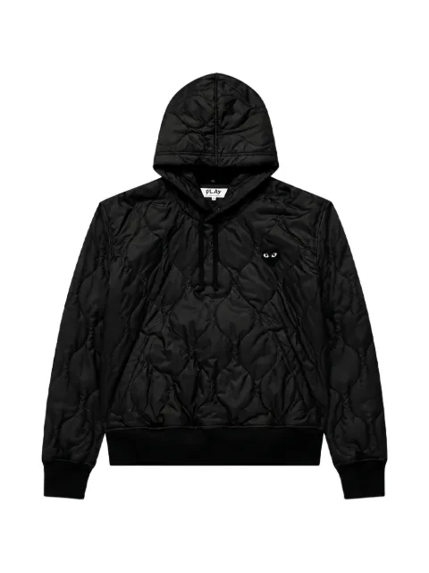 Comme Des Garçons Play quilted Heart logo hoodie jacket