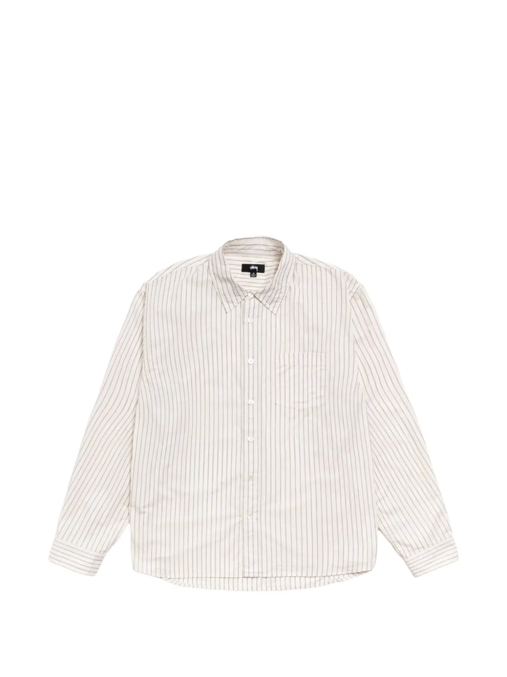Stüssy striped long-sleeve shirt