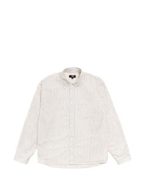 Stüssy striped long-sleeve shirt