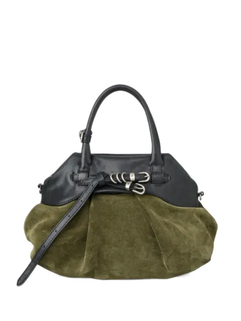 Marge Sherwood buckle-detail suede tote bag