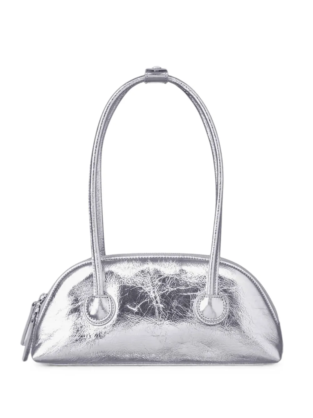 Marge Sherwood mini crinkled-leather crescent tote bag