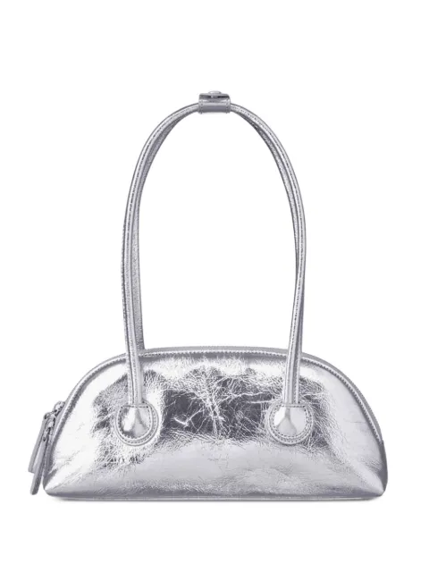 Marge Sherwood tote Crescent mini de piel arrugada