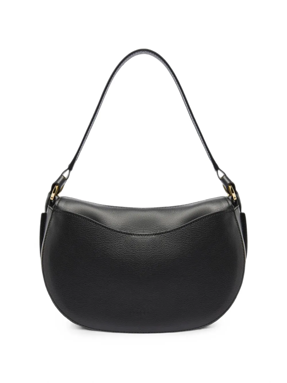 Lancel Kleine leren schoudertas met logoplakkaat Zwart