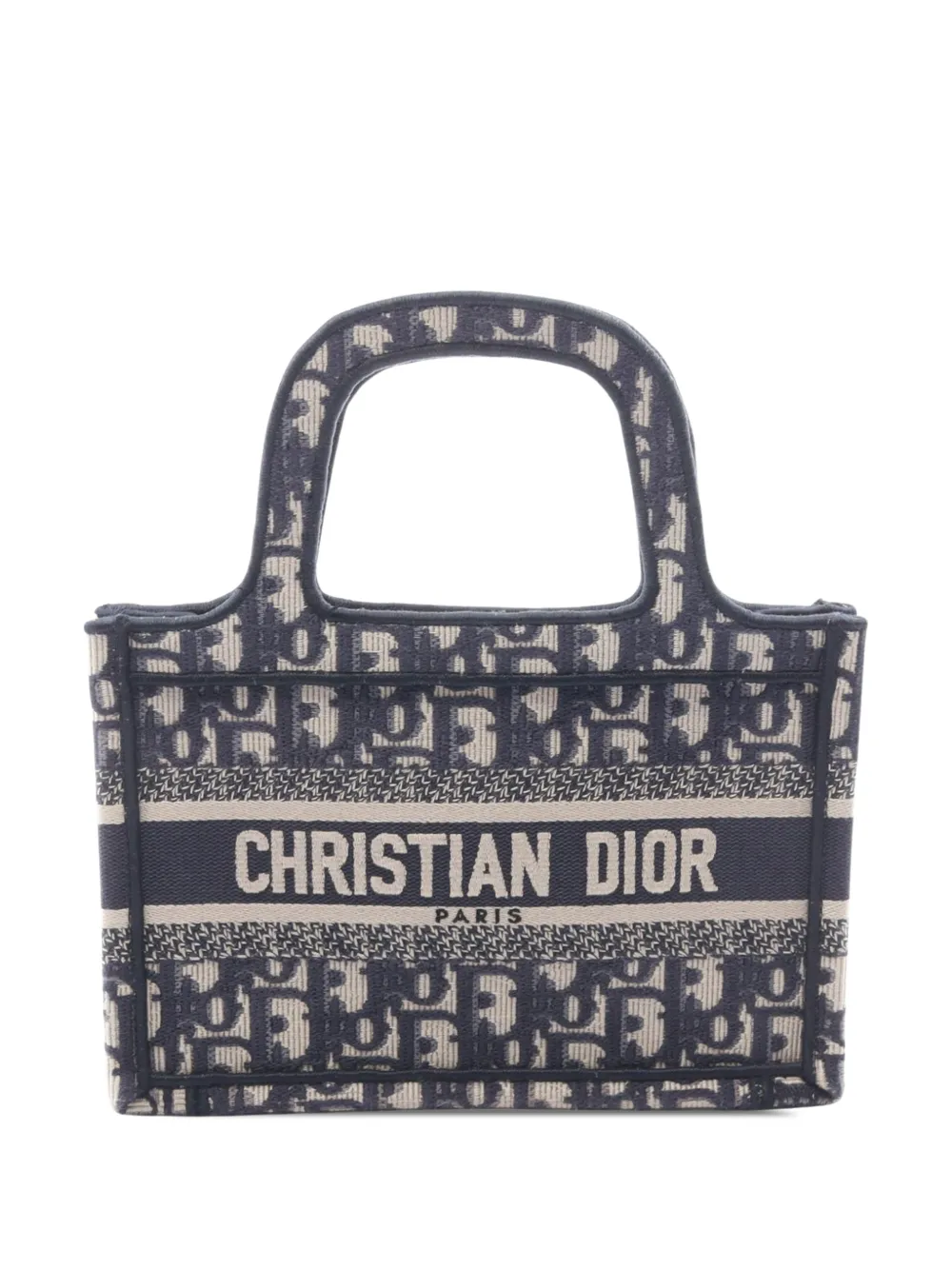 Christian Dior Pre-Owned mini sac à main Dior Oblique Book (2016-2026) - Tons neutres