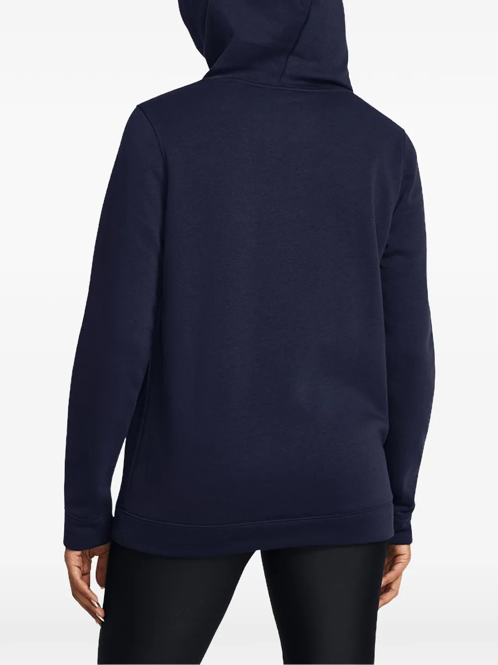 Under Armour Hustle fleece hoodie Blauw