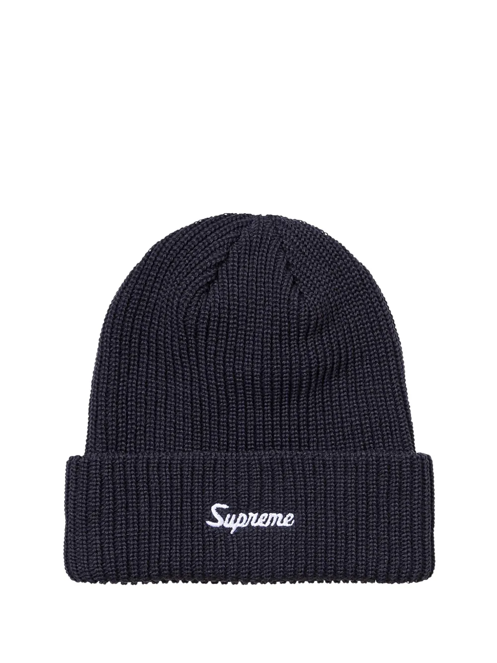 Supreme loose-gauge beanie hat - Bleu